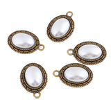Max Alloy Retro Pearl Accessories Pendant Bracelet Necklace Earring Ornamnet 3