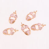 Max 5PCS/Lot Women Sexy Underwear Set Pendant Alloy Enamel Keychain Decor Pink
