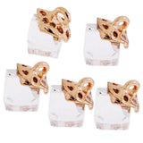 Max 5PCS/Lot Crystal Square Bead Pendant Necklace For Women Jewelry  White