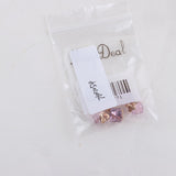 Max 5PCS/Lot Crystal Square Bead Pendant Necklace For Women Jewelry  Pink