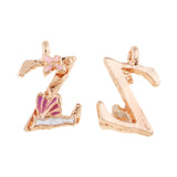 Max 26 English Letters Alloy Pendant DIY Jewelry Bracelet Necklace Pendant Decor Z