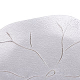 Max Circular Alloy Lotus leaf Pattern Coasters Tea Cup Accessories Silver White