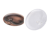 Max Circular Alloy Cow Design Pattern Coasters Tea Cup Accessories Silver White