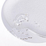 Max Circular Alloy Cow Design Pattern Coasters Tea Cup Accessories Silver White