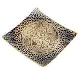 Max Square Alloy Cup Coaster Tea Cup Accessories Tea Seats Bronze