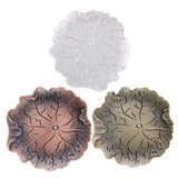 Max Alloy Cup Coasters Lotus Leaf Pad Cup Tray Tea Cup Accessories  Bronze
