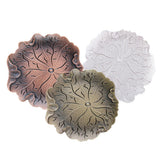 Max Alloy Cup Coasters Lotus Leaf Pad Cup Tray Tea Cup Accessories  Bronze