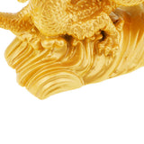 Max Chinese Dragon Fengshui Figurine Statue Ornaments Home Decor Crafts Gold