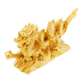 Max Chinese Dragon Fengshui Figurine Statue Ornaments Home Decor Crafts Gold