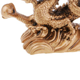 Max Chinese Dragon Fengshui Figurine Statue Ornaments Home Decor Crafts Copper