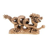 Max Chinese Dragon Fengshui Figurine Statue Ornaments Home Decor Crafts Copper