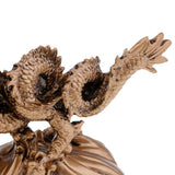 Max Chinese Dragon Fengshui Figurine Statue Ornaments Home Decor Crafts Copper