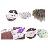 Max Saucer Alloy Coaster Heat Insulation Pad Cup Holder Accessory Copper