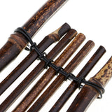 Max Japanese Style Black Bamboo Wall Vase Creative Home Decor Entrance Ornament