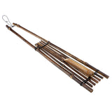 Max Japanese Style Black Bamboo Wall Vase Creative Home Decor Entrance Ornament