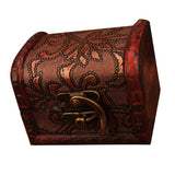 Max Chinese Retro Vintage Wood Mini Woman Jewelry Box Necklace Storage Box Case
