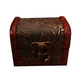 Max Chinese Retro Vintage Wood Mini Woman Jewelry Box Necklace Storage Box Case
