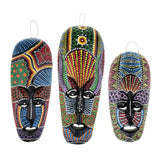 Max Manual Painting Wall Hanging Mask Tribe Mask Wall Decor   Stippling 30