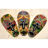 Max Manual Painting Wall Hanging Mask Tribe Mask Wall Decor   Stippling 30