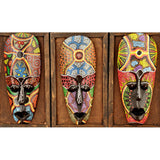 Max Manual Painting Wall Hanging Mask Tribe Mask Wall Decor   Stippling 30