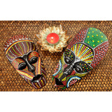 Max Manual Painting Wall Hanging Mask Tribe Mask Wall Decor   Stippling 30