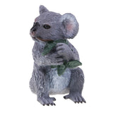 Max Wildlife Animals Action Model Toy for Chidren Gift Koala Koala Eating Leaves