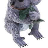 Max Wildlife Animals Action Model Toy for Chidren Gift Koala Koala Eating Leaves