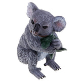 Max Wildlife Animals Action Model Toy for Chidren Gift Koala Koala Eating Leaves