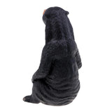 Max Wildlife Animals Action Model Toy for Chidren Gift Sitting Asian Black Bear