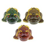 Max Resin Discoloration Three Feet Chinese Toad Cute Pet Tea Tray Turn Gold