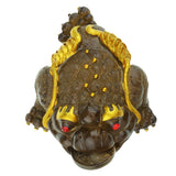 Max Resin Discoloration Three Feet Chinese Toad Cute Pet Tea Tray Turn Gold