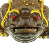 Max Resin Discoloration Three Feet Chinese Toad Cute Pet Tea Tray Turn Gold