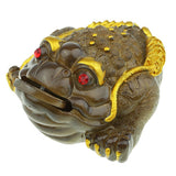 Max Resin Discoloration Three Feet Chinese Toad Cute Pet Tea Tray Turn Gold