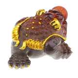 Max Resin Discoloration Three Feet Chinese Toad Cute Pet Tea Tray Turn Red
