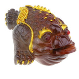 Max Resin Discoloration Three Feet Chinese Toad Cute Pet Tea Tray Turn Red