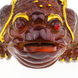 Max Resin Discoloration Three Feet Chinese Toad Cute Pet Tea Tray Turn Red