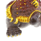 Max Resin Discoloration Three Feet Chinese Toad Cute Pet Tea Tray Turn Red
