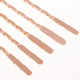 Max 5Pcs 7.5inch Stainless Steel Stirrer Cocktail Swizzle Stick Rose Gold-Thread