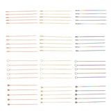 Max 5Pcs/set Stainless steel Cocktail Picks Cocktail Fruit Sticks Bar Tools Bead-Multicolor