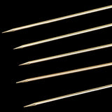Max 5Pcs/set Stainless steel Cocktail Picks Cocktail Fruit Sticks Bar Tools Square -Gold