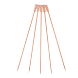 Max 5Pcs/set Stainless steel Cocktail Picks Cocktail Fruit Sticks Bar Tools Cylinder-Rose Gold