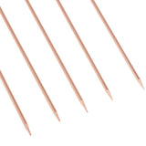 Max 5Pcs/set Stainless steel Cocktail Picks Cocktail Fruit Sticks Bar Tools Cylinder-Rose Gold