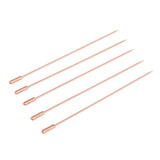 Max 5Pcs/set Stainless steel Cocktail Picks Cocktail Fruit Sticks Bar Tools Cylinder-Rose Gold