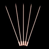 Max 5Pcs/set Stainless steel Cocktail Picks Cocktail Fruit Sticks Bar Tools Cylinder-Rose Gold