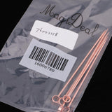 Max 5Pcs/set Stainless steel Cocktail Picks Cocktail Fruit Sticks Bar Tools Circle-Rose Gold
