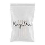 Max 5Pcs/set Stainless steel Cocktail Picks Cocktail Fruit Sticks Bar Tools Bead -Gold