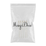 Max 5Pcs/set Stainless steel Cocktail Picks Cocktail Fruit Sticks Bar Tools Cylinder -Gold