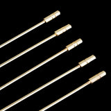 Max 5Pcs/set Stainless steel Cocktail Picks Cocktail Fruit Sticks Bar Tools Cylinder -Gold