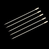 Max 5Pcs/set Stainless steel Cocktail Picks Cocktail Fruit Sticks Bar Tools Cylinder -Gold