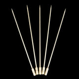 Max 5Pcs/set Stainless steel Cocktail Picks Cocktail Fruit Sticks Bar Tools Cylinder -Gold